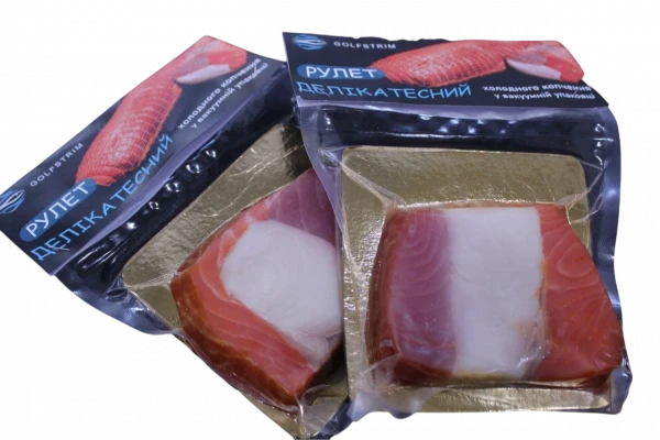 Рулет делікатесний у вакуумній упаковці